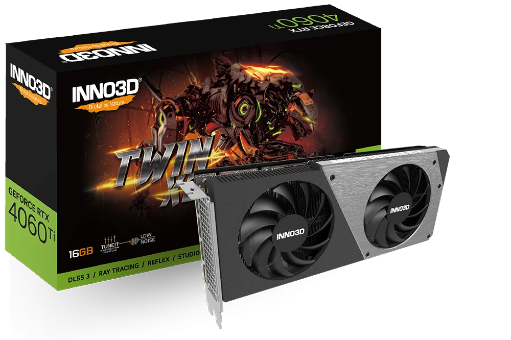 INNO3D GeForce RTX 4060 Ti 16GB TWIN X2